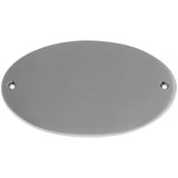 Messingschild 37 vernickelt mit Gravur