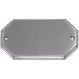 Messingschild 38 vernickelt mit Gravur
