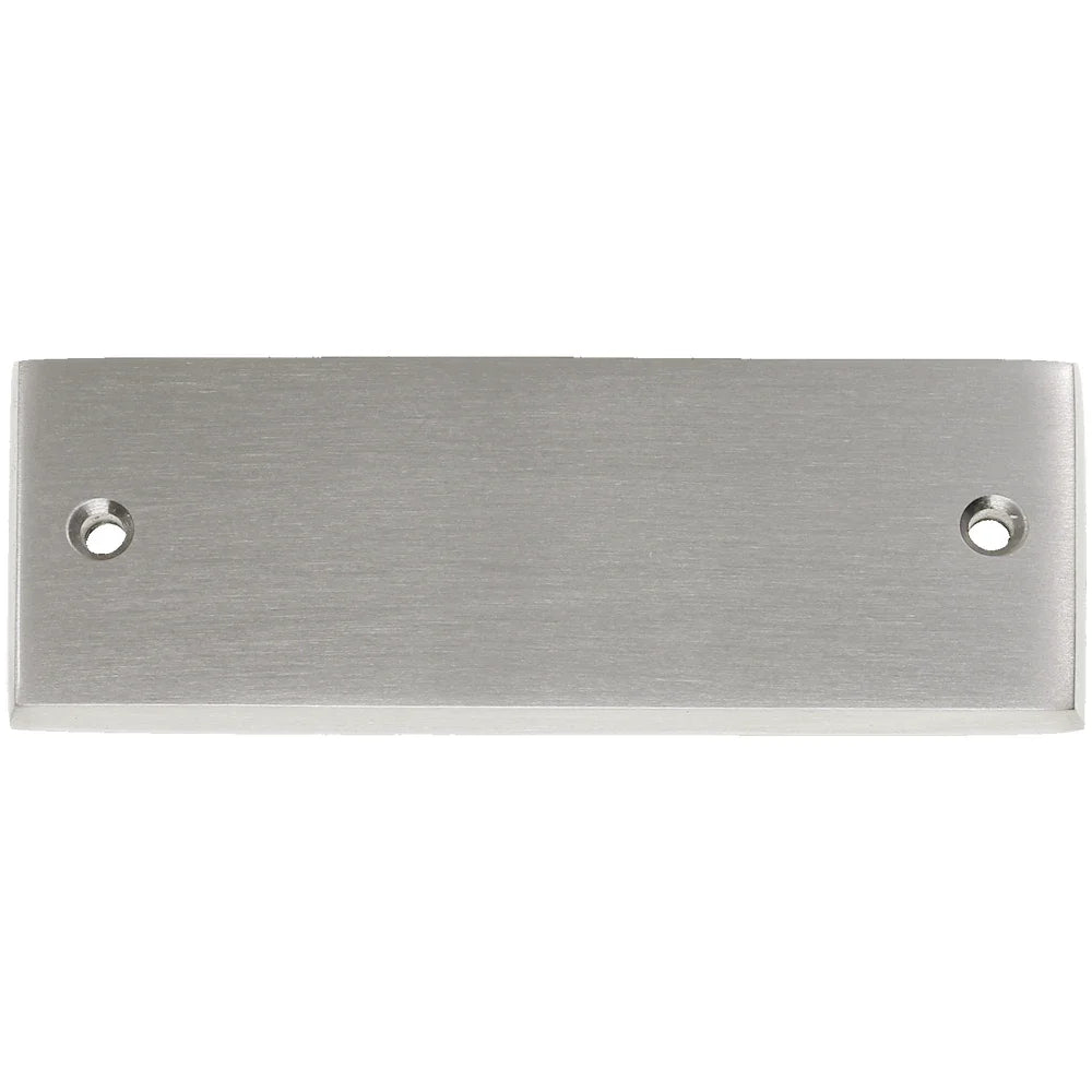 Messingschild 46 vernickelt mit Gravur