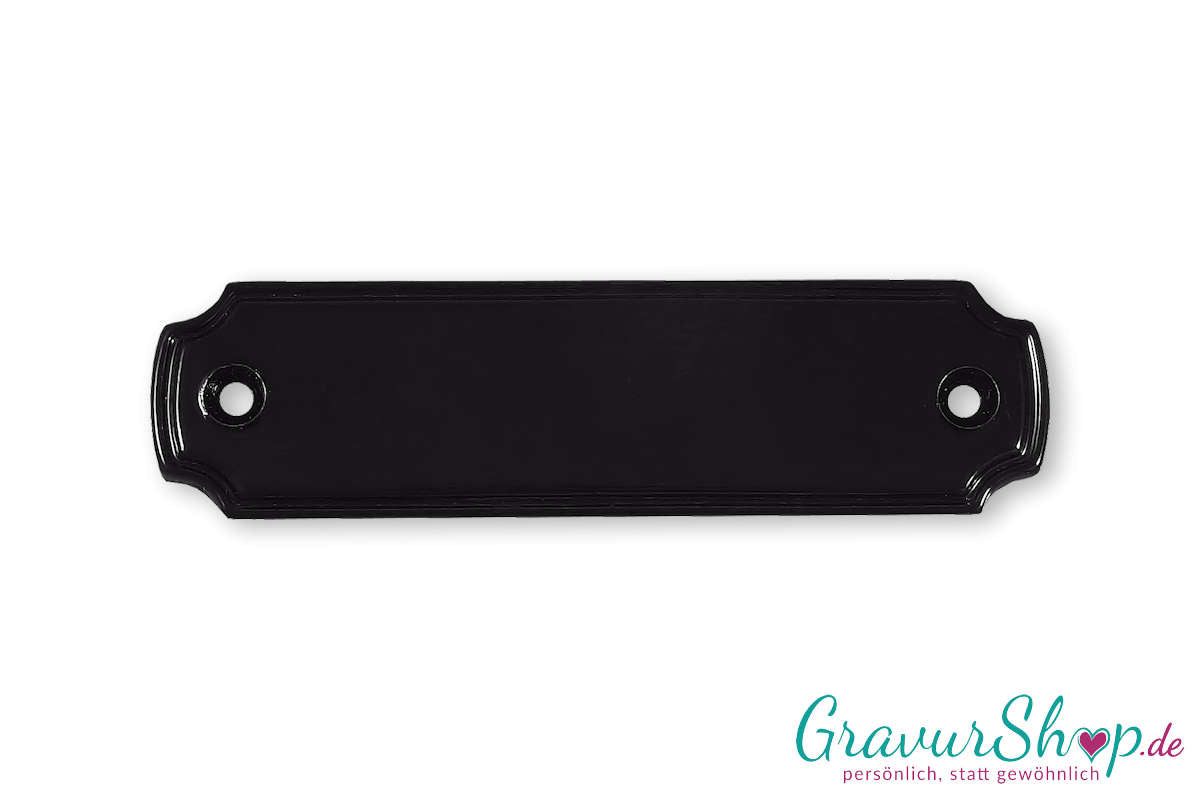 Messingschild mit Gravur Nr. 56 D