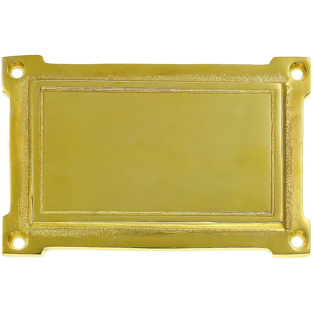Guss Messingschild 93 mit Gravur