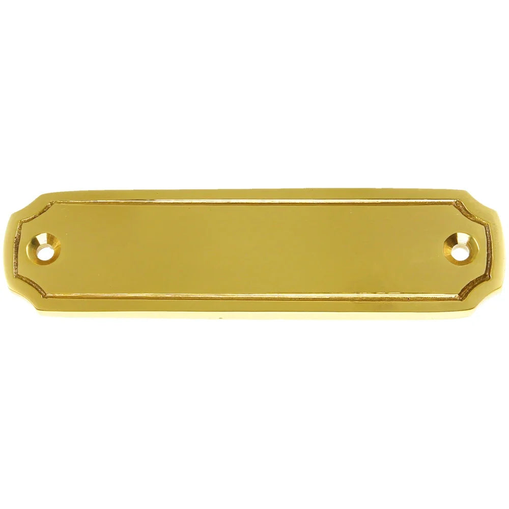 Guss Messingschild 96 mit Gravur