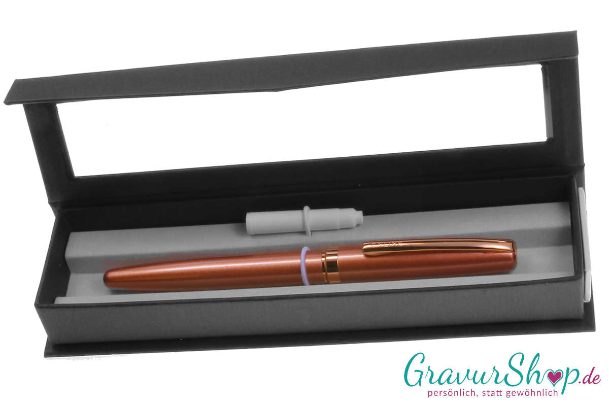 Online Eleganza Rosegold Füller mit Etui