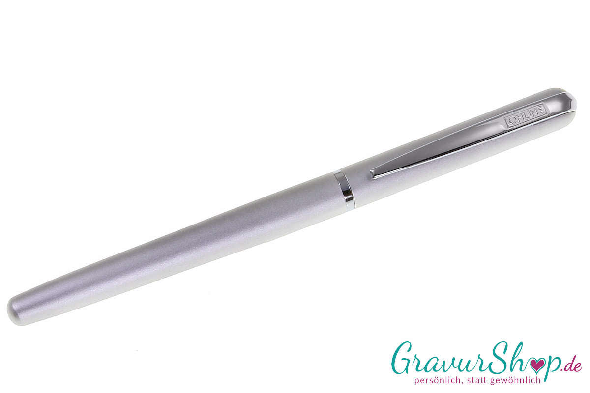 Online Füller Event silber mit Lasergravur