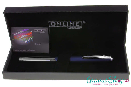 Online Icone Füller night blue mit Etui