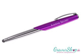 Online Icone Füller purple mit Gravur Muster