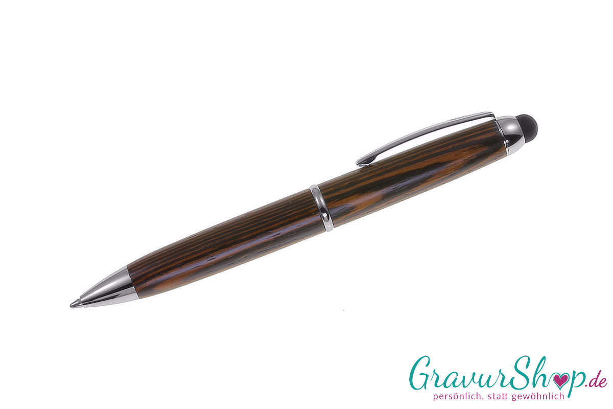 Online Stylus Mini Wood Kugelschreiber Wawa mit Lasergravur