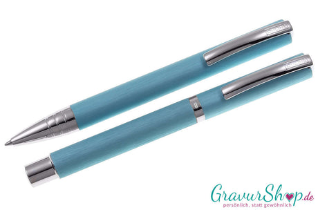 Online Vision Classic Schreibset türkis mit Lasergravur