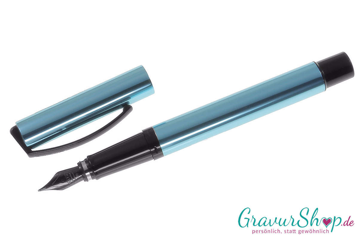 Online Vision Schreibset Füller magic Turquoise mit Gravur