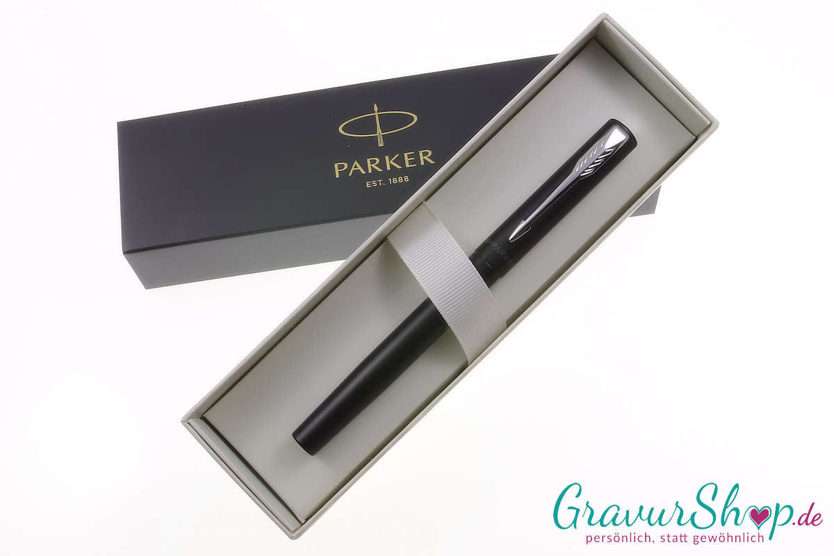 Stilvoller Parker Fuellhalter Vector XL mattschwarz in Geschenkbox
