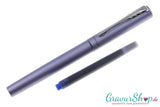 Stilvoller Parker Fuellhalter Vector XL mattsilberblau mit Tintenpatrone
