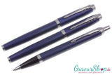 Parker IM Schreibset Matte Blue Kuli Füller Tintenroller mit Gravur