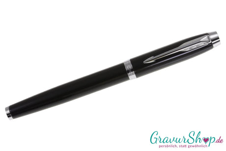 Parker Füllhalter IM Black Lacquer c.c. mit Gravur
