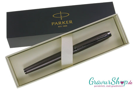 Parker IM Füllhalter Monochrome Titanium in Geschenkbox