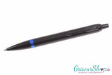 Kugelschreiber Parker IM vibrant rings blue mit Gravur