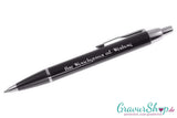 Parker IM Kugelschreiber black lacquer c.c. mit Mustergravur