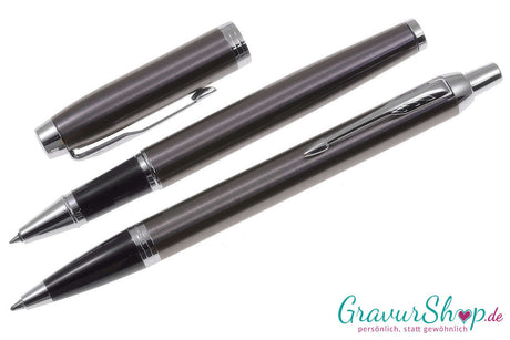 Parker IM Tintenroller Kugelschreiber espresso mit Gravur