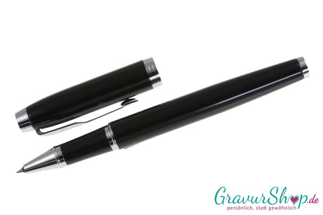 Parker IM Schreibset Black Lacquer C.C.Tintenroller mit Gravur