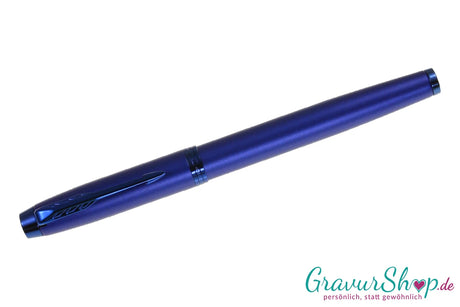 Parker Tintenroller IM Monochrome blue personalisierbar