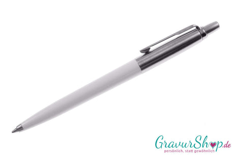 PARKER Kugelschreiber Jotter  Weiß mit Gravur