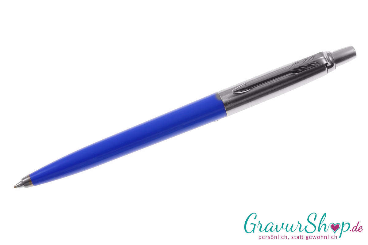 PARKER Kugelschreiber Jotter Original Blau mit Gravur Bild 2