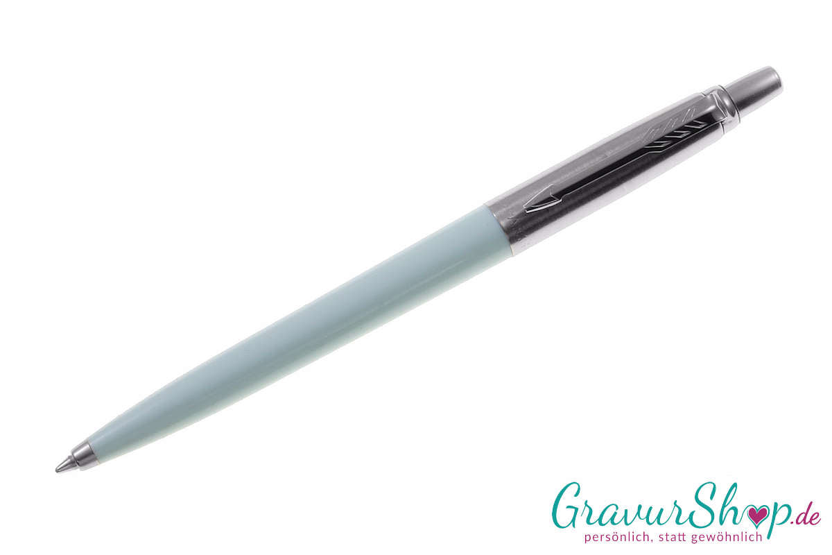 PARKER Kugelschreiber Jotter Pastell Blau mit Gravur Bild 2