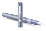 Parker Vector XL Füllhalter in silberblau inkl. Gravur mit Etui