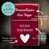 Zippo mit Gravur - Candy Apple Red