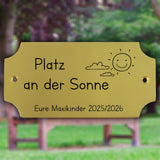 Schild für Bank * Model 27