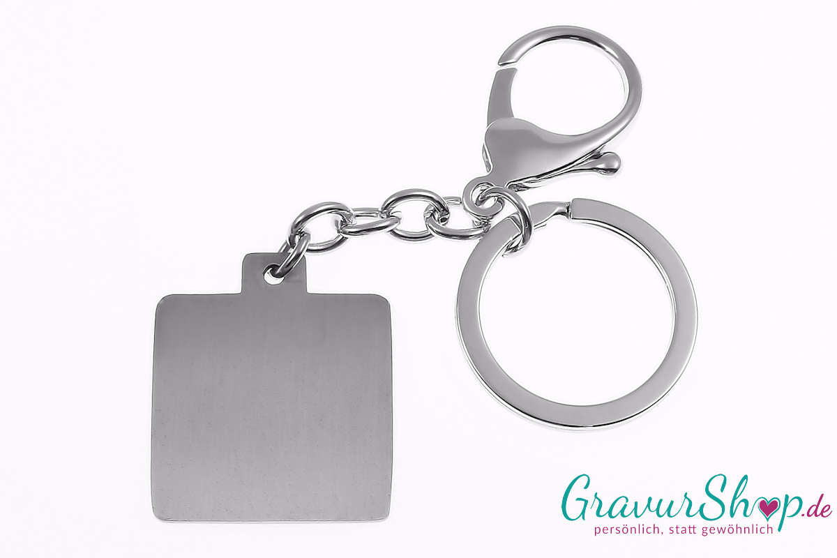 Schlüsselanhänger 18 mit Gravur Blanko