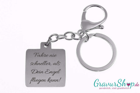 Schlüsselanhänger 18 mit Gravur Muster 1