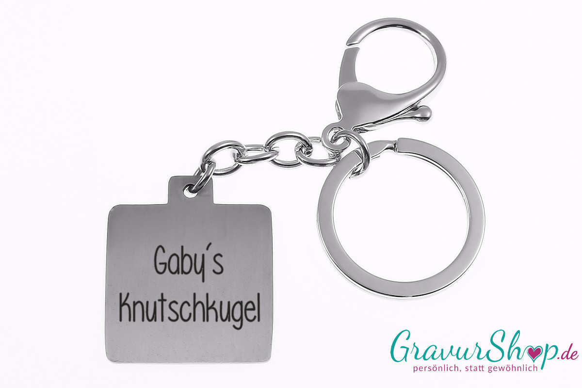 Schlüsselanhänger 18 mit Gravur Muster 3