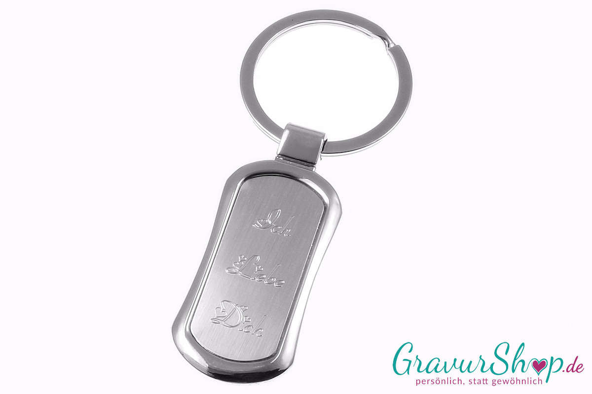 Schlüsselanhänger 21 mit Diamantgravur