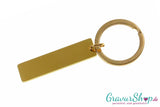 Schlüsselanhänger Nr. 12 gold personalisierbar