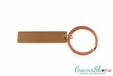 Schlüsselanhänger Nr. 12 rosegold mit Gravur