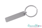 Schlüsselanhänger Nr. 12 silber personalisierbar