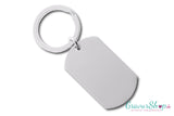 Schlüsselanhänger Nr. 16 Silber mit Gravur Blanko