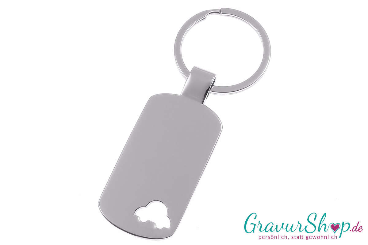 Schlüsselanhänger Nr. 37 mit Gravur Blanko
