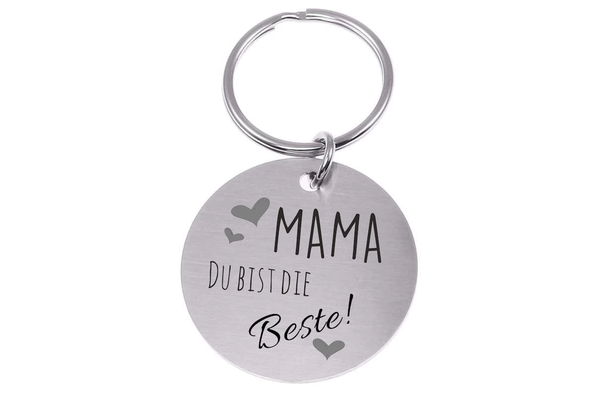 Schlüsselanhänger 61 Mama mit Gravur Style 1