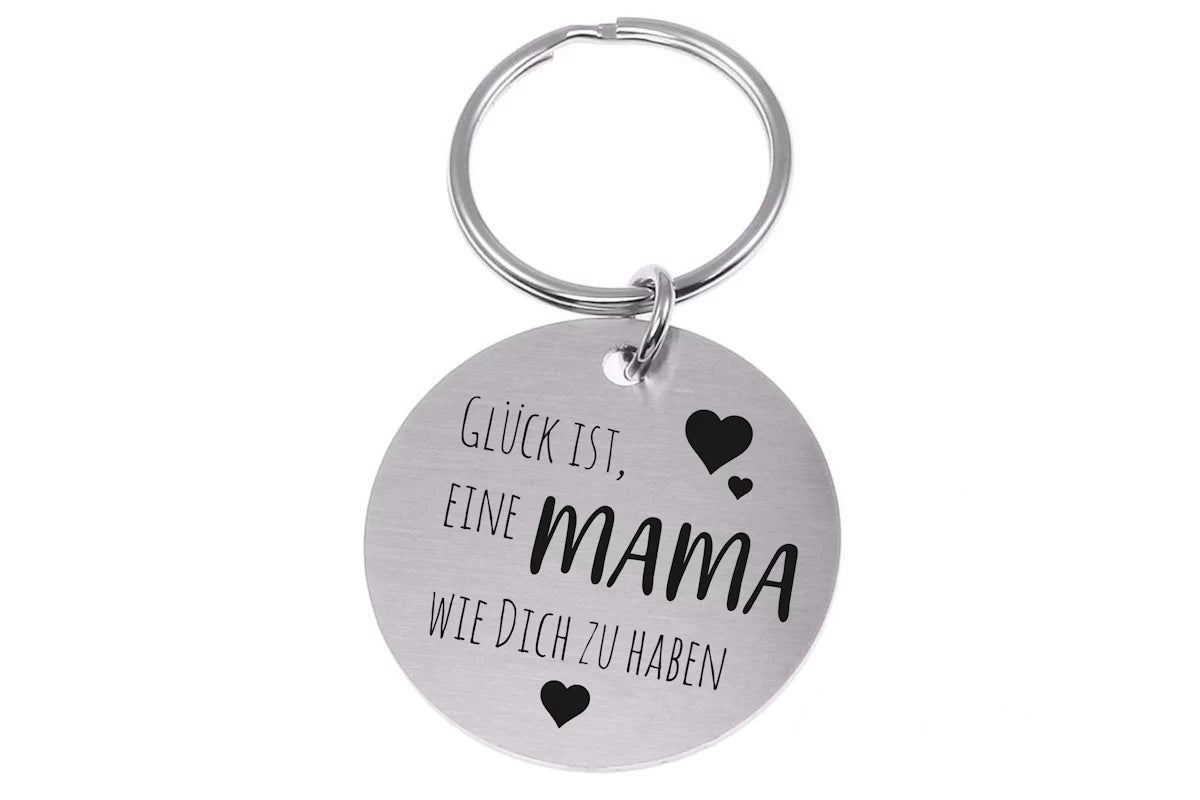 Schlüsselanhänger 61 Mama mit Gravur Style 5