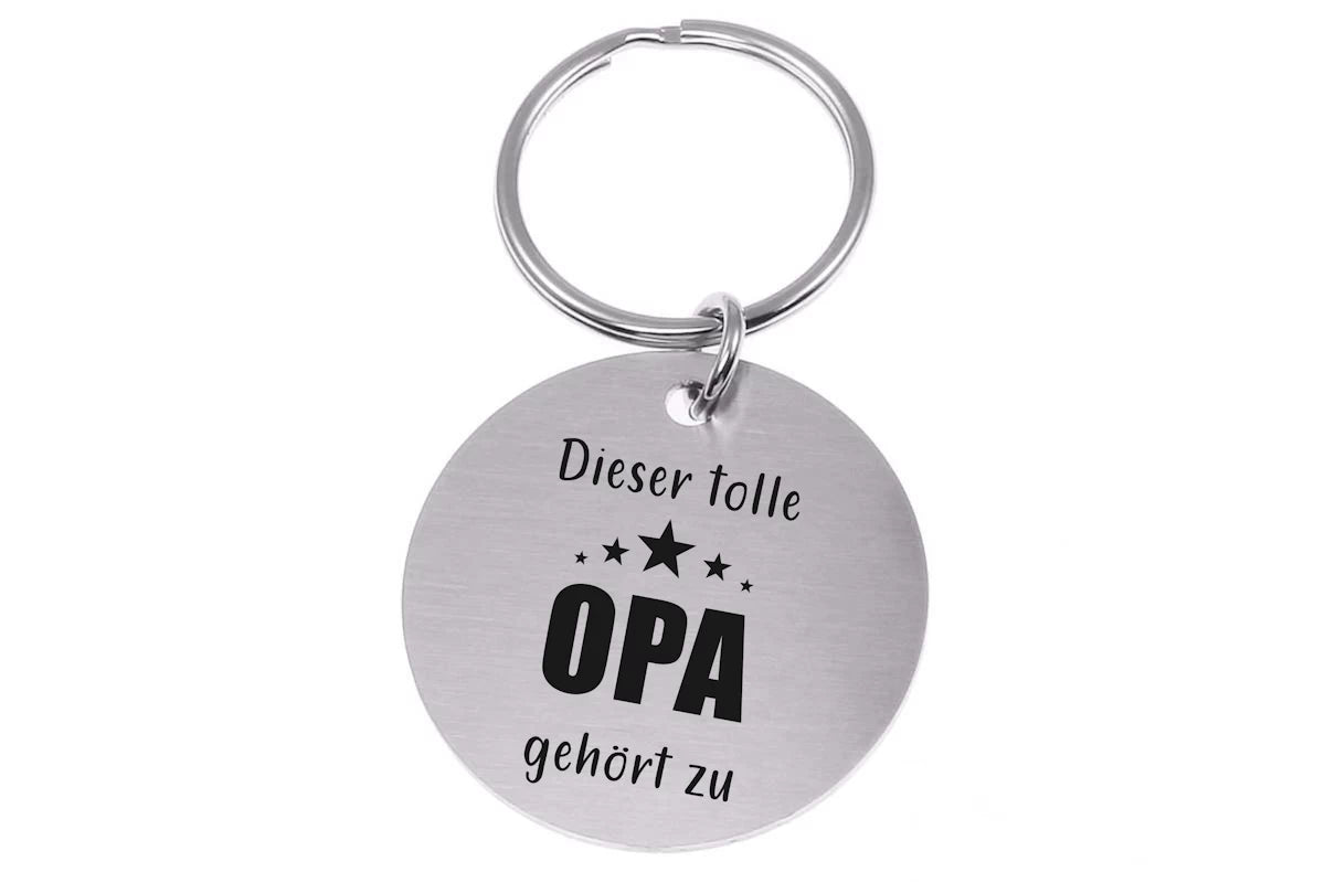 Schlüsselanhänger 61  Opa  Style 3 mit Gravur