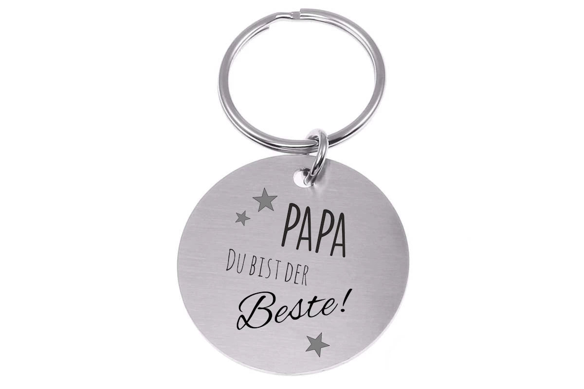 Schlüsselanhänger 61 Papa Style 1 mit Gravur