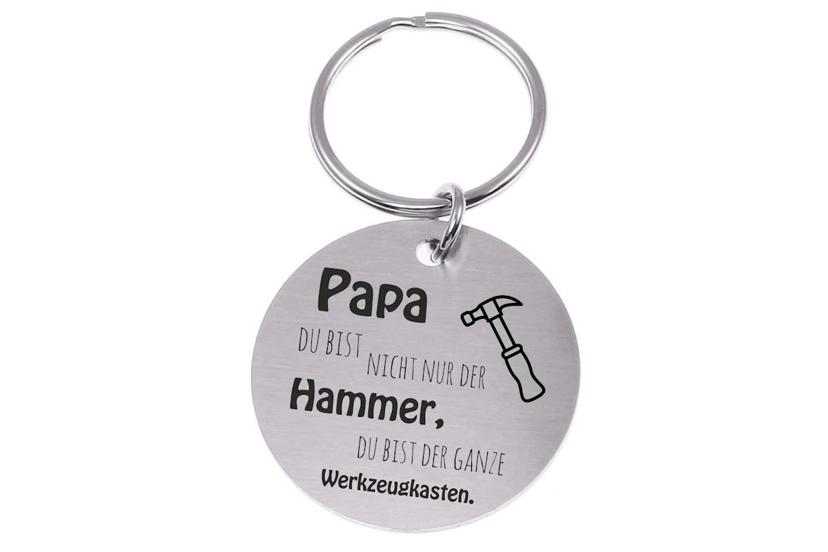 Schlüsselanhänger 61 Papa Style 6 mit Gravur