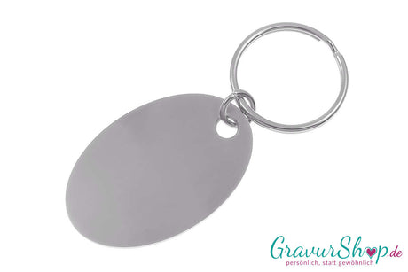 Schlüsselanhänger 70 mit Gravur Rückseite