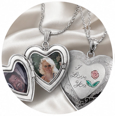 Schmuck Silber Medaillons - Gravurshop