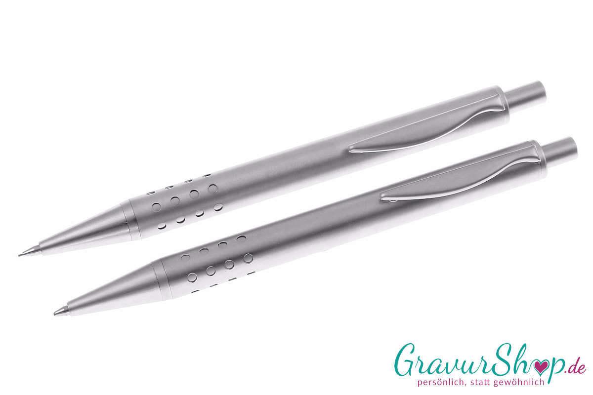 Schreibset 17 Silber mit Gravur Bild 3
