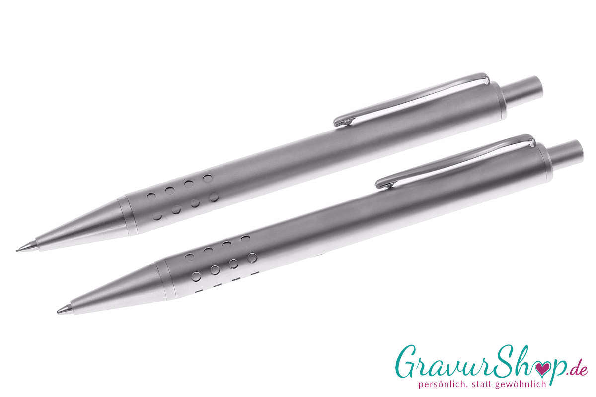 Schreibset 17 Silber mit Gravur Bild 4