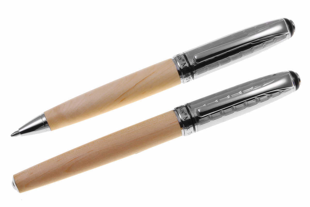 Mark Twain Schreibset Kugelschreiber und Rollerball mit Gravur