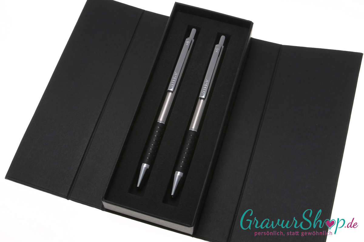 Schreibset 12 mit Gravur im Etui