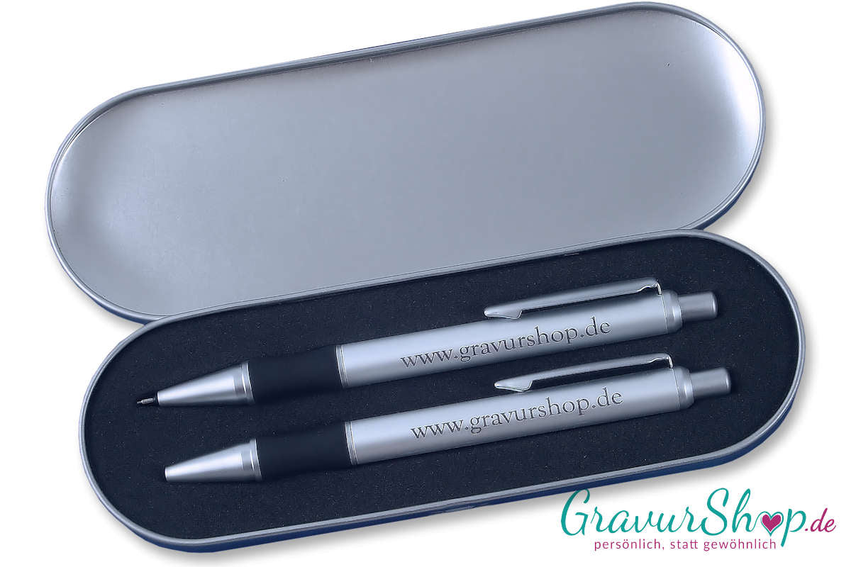 Schreibset 16 mit Gravur im Etui